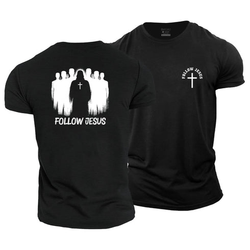 Men's Follow Jesus Cotton T-Shirt
